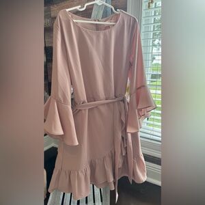 Blush color dress from dillards in girls   New with tags